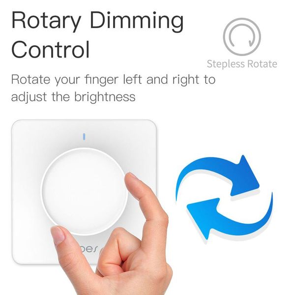 smart home control edm-1waa-eu tuya wifi rotating light dimmer switch voice app time compatible with amazon alexa google
smart home control edm-1waa-eu tuya wifi rotating light dimmer switch voice app time compatible with amazon alexa google