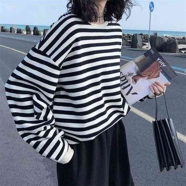 qweek striped women's sweatshirt hoodies streetwear fashion korean style kpop gothic goth harajuku long sleeve spring 210910, Black
qweek striped women's sweatshirt hoodies streetwear fashion korean style kpop gothic goth harajuku long sleeve spring 210910, Black
