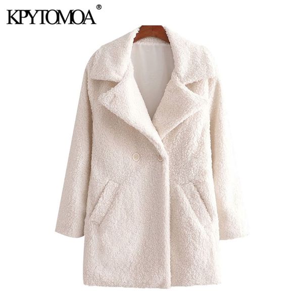 women fashion thick warm fleece teddy coat long sleeve side pockets female outerwear chic overcoat 210420, Black
women fashion thick warm fleece teddy coat long sleeve side pockets female outerwear chic overcoat 210420, Black