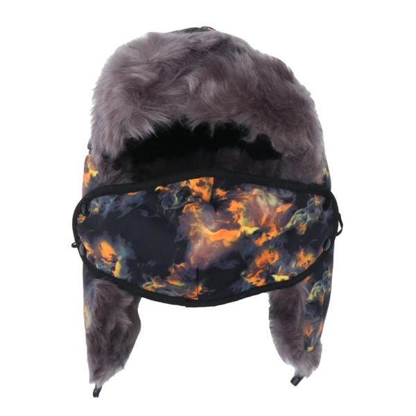 camouflage hat winter ski with ear flaps and windproof mask warm outdoor thicken hats for men (yellow flame), Black;white
camouflage hat winter ski with ear flaps and windproof mask warm outdoor thicken hats for men (yellow flame), Black;white