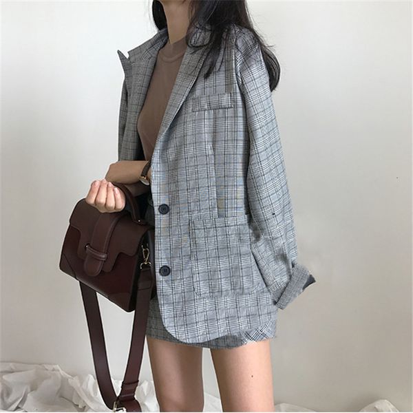 skirts mozuleva chic korean blazer plaid mini woman suit lady office high-waisted jacket skirt 2 female ensemble, Black
skirts mozuleva chic korean blazer plaid mini woman suit lady office high-waisted jacket skirt 2 female ensemble, Black
