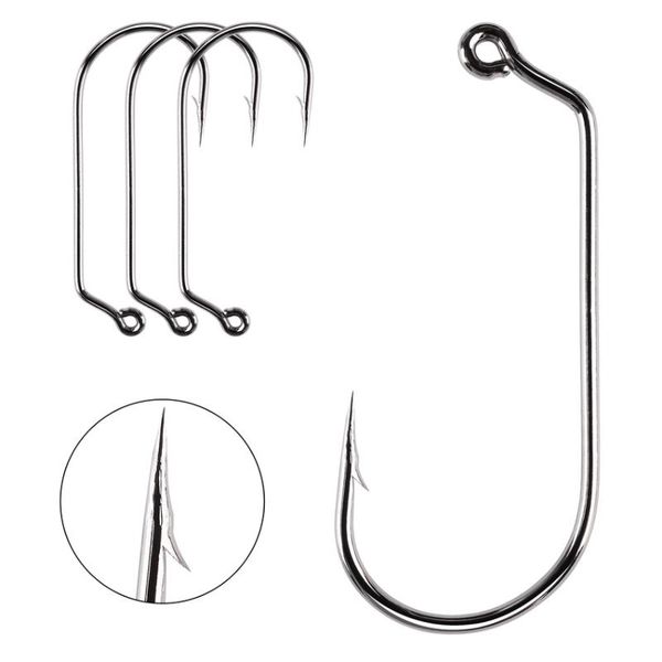 fishing hooks 100pc 60 degree jig tying strong wire saltwater freshwater fish hook size 1/0# 2/0# 3/0# 4/0# 5/0#
fishing hooks 100pc 60 degree jig tying strong wire saltwater freshwater fish hook size 1/0# 2/0# 3/0# 4/0# 5/0#