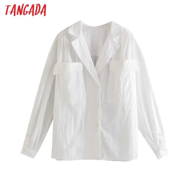 women pockets oversized white blouses vintage long sleeve button-up female shirts blusas chic be463 210416
women pockets oversized white blouses vintage long sleeve button-up female shirts blusas chic be463 210416