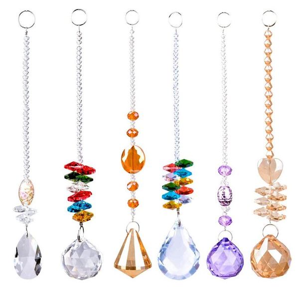 decorative objects & figurines handmade prisms hanging pendant crystal balls chakra ornament teardrop chandelier for window garden decoratio
decorative objects & figurines handmade prisms hanging pendant crystal balls chakra ornament teardrop chandelier for window garden decoratio