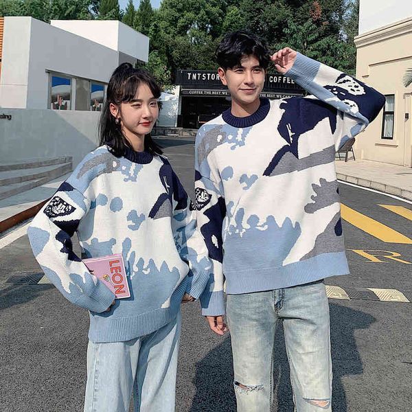 men's brand milk patchwork printed autumn knit jumpers new lazy style wool sweater casual oversized lov pullovers, Black
men's brand milk patchwork printed autumn knit jumpers new lazy style wool sweater casual oversized lov pullovers, Black