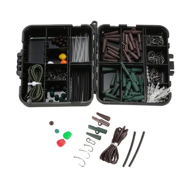 fishing accessories carp tackle box for clips hooks swivels baiting needles terminal rigs 139/142/143pcs
fishing accessories carp tackle box for clips hooks swivels baiting needles terminal rigs 139/142/143pcs