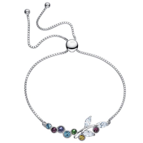 925 sterling silver chain & link colorful shining crystal for women jewelry lucky wedding bracelets birthday gift, Golden;silver
925 sterling silver chain & link colorful shining crystal for women jewelry lucky wedding bracelets birthday gift, Golden;silver