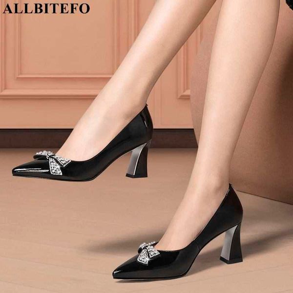 allbitefo bowkont fashion real genuine leather high heels women pumps high heel shoes club party wedding shoes 210611, Black
allbitefo bowkont fashion real genuine leather high heels women pumps high heel shoes club party wedding shoes 210611, Black