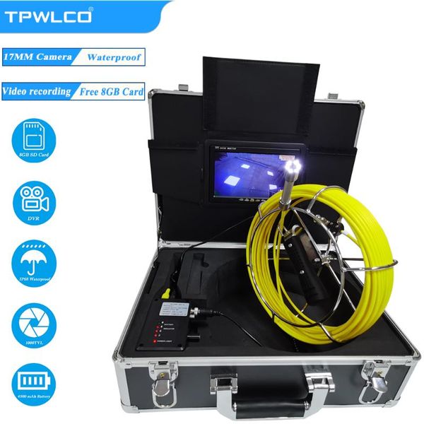 7inch dvr hd 17mm camera drain sewer pipeline industrial endoscope inspection video recorder 8gb sd card ip cameras
7inch dvr hd 17mm camera drain sewer pipeline industrial endoscope inspection video recorder 8gb sd card ip cameras