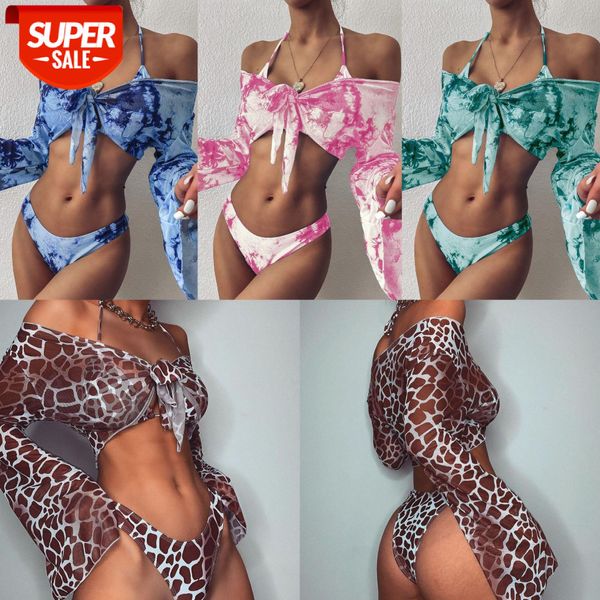 bathing suits women's split swimsuit long sleeve three-piece leopard print bikini 9608 #gj5b, White;black
bathing suits women's split swimsuit long sleeve three-piece leopard print bikini 9608 #gj5b, White;black