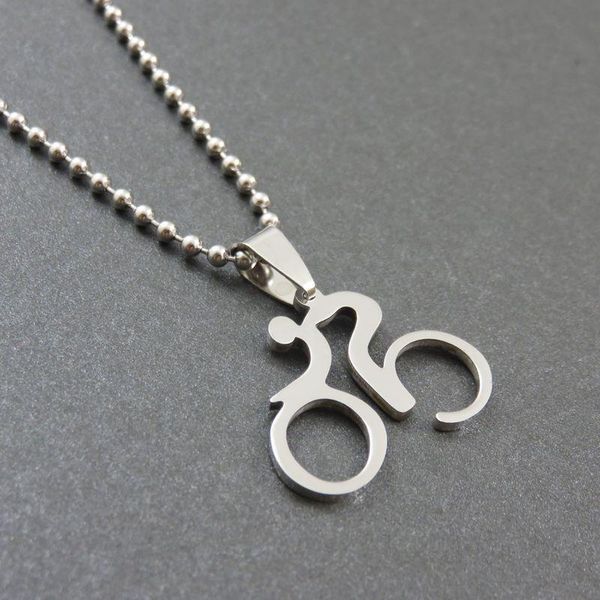 stainless steel mountain bike pendant necklace fashion sport women jewellery necklaces, Silver
stainless steel mountain bike pendant necklace fashion sport women jewellery necklaces, Silver