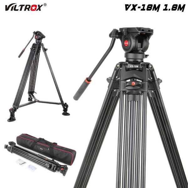 viltrox vx-18m professional heavy duty stable aluminum non-slip video tripod + fluid pan head carry bag for camera dv 1.8m tripods
viltrox vx-18m professional heavy duty stable aluminum non-slip video tripod + fluid pan head carry bag for camera dv 1.8m tripods