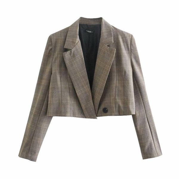 women's jackets spring 2021 amazon street trendsetter european and american suit collar slim, Black;brown
women's jackets spring 2021 amazon street trendsetter european and american suit collar slim, Black;brown