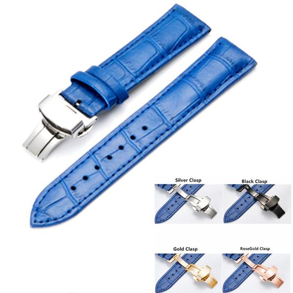 watch bands handmade 14 15 16 17 18 19 20mm genuine leather band replace butterfly folding clasp buckle blue strap watchbands and tool, Black;brown
watch bands handmade 14 15 16 17 18 19 20mm genuine leather band replace butterfly folding clasp buckle blue strap watchbands and tool, Black;brown