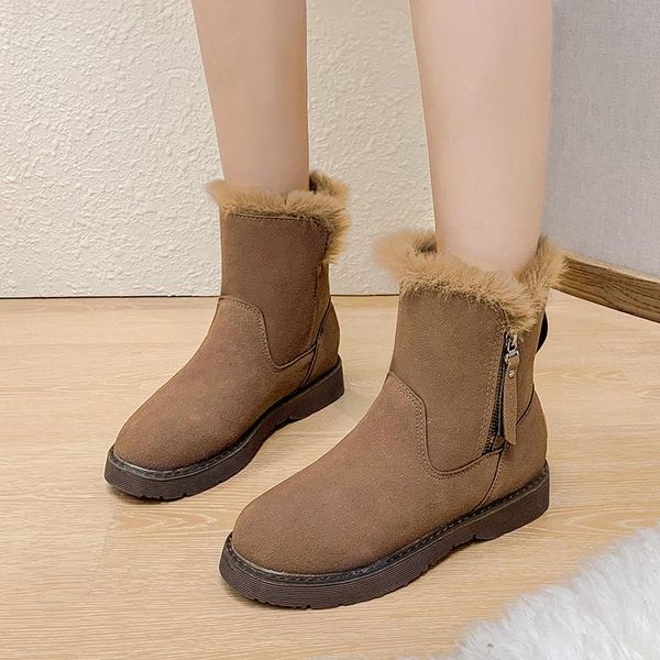 boots fashion retro women snow winter flat shoes british style all-match cotton cozy ankle mujer, Black
boots fashion retro women snow winter flat shoes british style all-match cotton cozy ankle mujer, Black