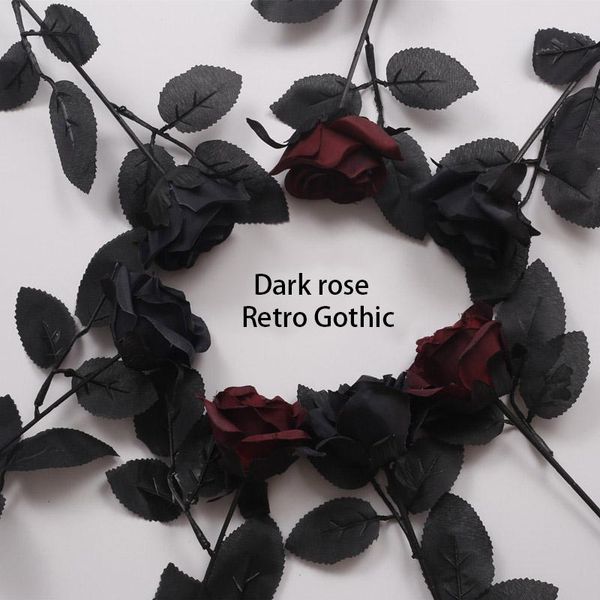 decorative flowers & wreaths retro style black roses po props net red ornaments jewelry gods dark girl
decorative flowers & wreaths retro style black roses po props net red ornaments jewelry gods dark girl