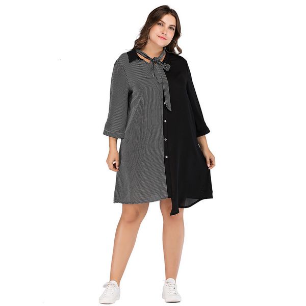 casual dresses and spring autumn large women's patchwork irregular thin quarter sleeve dress (with scarf) jr5679, Black;gray
casual dresses and spring autumn large women's patchwork irregular thin quarter sleeve dress (with scarf) jr5679, Black;gray