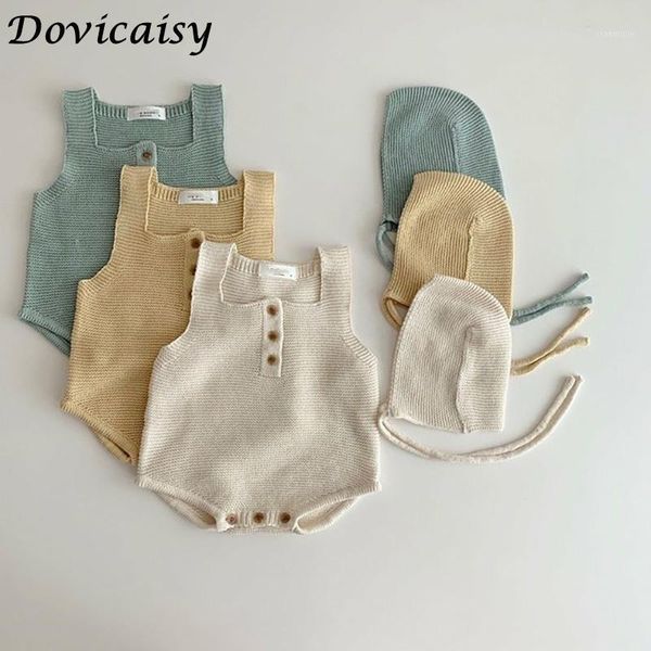 rompers baby clothes knit boy one piece toddler vest bodysuit and hat cute infant knitted girls suit, Blue
rompers baby clothes knit boy one piece toddler vest bodysuit and hat cute infant knitted girls suit, Blue