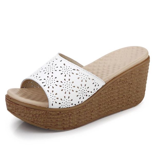slippers 2021 summer women fashion hollow cut platform wedges outdoor flat beach high-heeled slides sandals, Black
slippers 2021 summer women fashion hollow cut platform wedges outdoor flat beach high-heeled slides sandals, Black