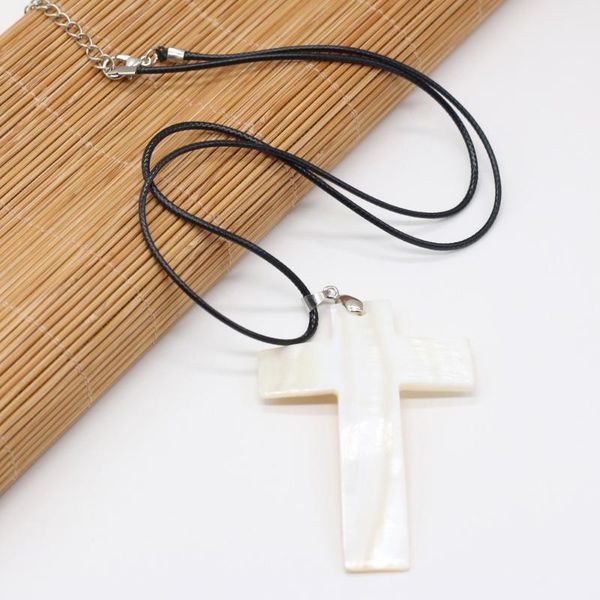 pendant necklaces fashion christian church jesus cross necklace natural shell alloy charm jewelry for men women gifts 50x70mm, Silver
pendant necklaces fashion christian church jesus cross necklace natural shell alloy charm jewelry for men women gifts 50x70mm, Silver