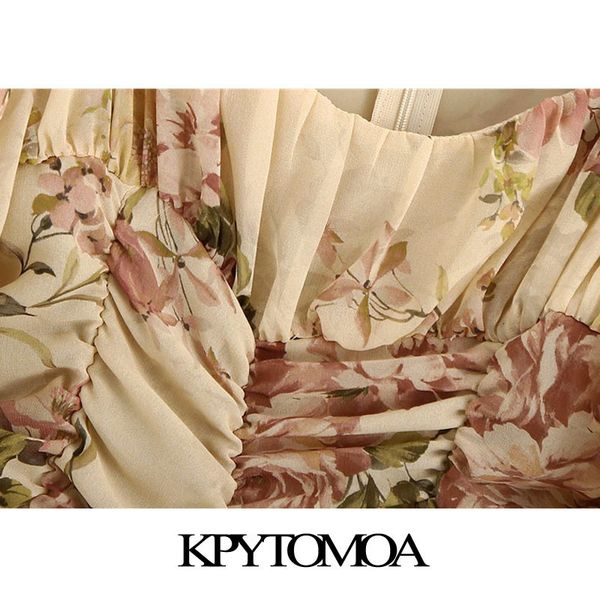 kpytomoa women fashion floral print ruffled draped mini dress vintage lantern sleeve back zipper female dresses vestidos 200928, Black;gray
kpytomoa women fashion floral print ruffled draped mini dress vintage lantern sleeve back zipper female dresses vestidos 200928, Black;gray