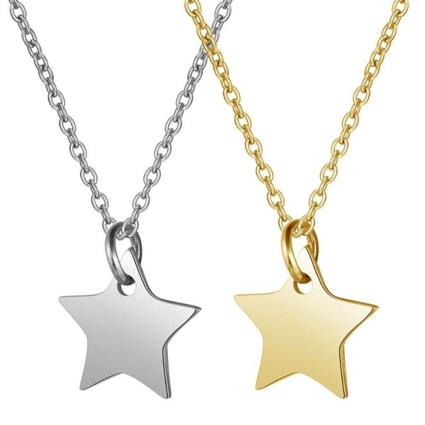 pendant necklaces women's stainless steel five-pointed star necklace men's simple style streamlined personality jewelrygift, Silver
pendant necklaces women's stainless steel five-pointed star necklace men's simple style streamlined personality jewelrygift, Silver