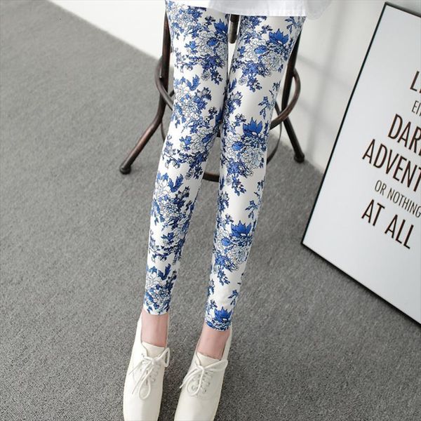 blue and white porcelain womens legging printing pant high waist elasticity flowers printed, Black
blue and white porcelain womens legging printing pant high waist elasticity flowers printed, Black