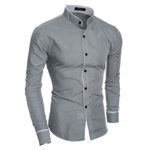 fashion trend luxury men slim fit long sleeve shirts smart casual business style stand collar solid spring men's, White;black
fashion trend luxury men slim fit long sleeve shirts smart casual business style stand collar solid spring men's, White;black