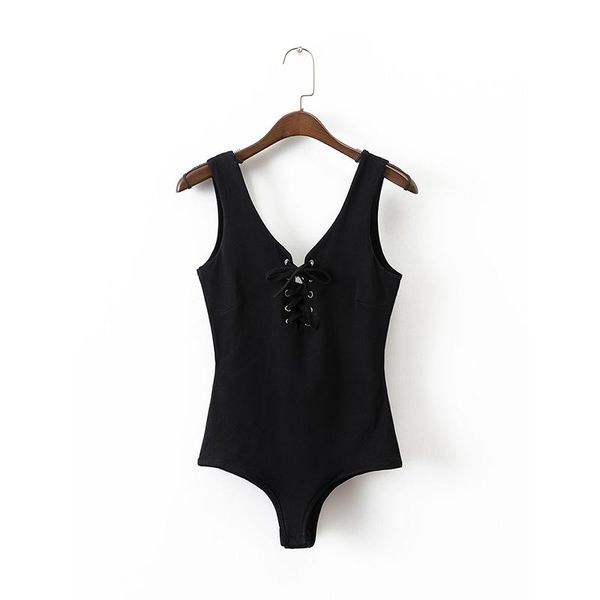 women's jumpsuits & rompers women black cotton tank bodysuits sleeveless v neck lace up bow bodycon backless one piece shorts, Black;white
women's jumpsuits & rompers women black cotton tank bodysuits sleeveless v neck lace up bow bodycon backless one piece shorts, Black;white