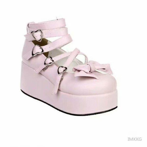 dress shoes summer lolita mary janes for women pumps spring platform bowknot buckle wedges girls cosplay sweet cute woman 43, Black
dress shoes summer lolita mary janes for women pumps spring platform bowknot buckle wedges girls cosplay sweet cute woman 43, Black