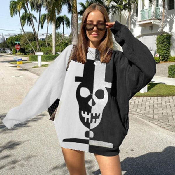 women contrast print patchwork sweatshirt autumn long sleeve round neck female pullover streetwear casual loose ladies hoodies women's, Black
women contrast print patchwork sweatshirt autumn long sleeve round neck female pullover streetwear casual loose ladies hoodies women's, Black