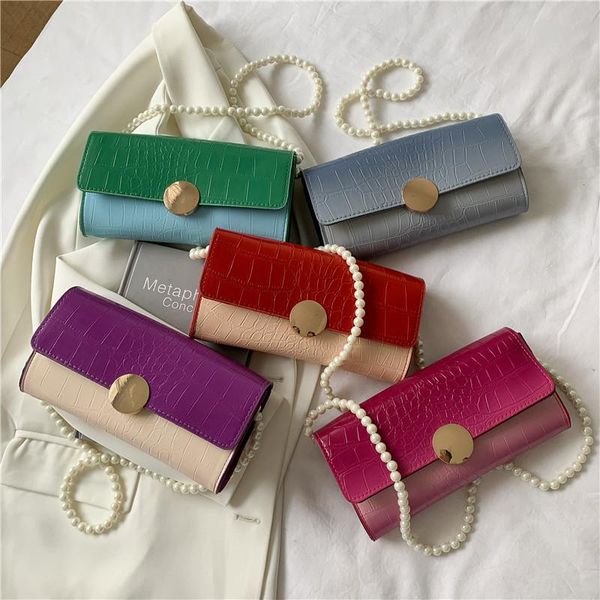 shoulder bags ladies bag white pearl chain fashion solid simple generous handbags for women crossbody trend purse 059 
shoulder bags ladies bag white pearl chain fashion solid simple generous handbags for women crossbody trend purse 059