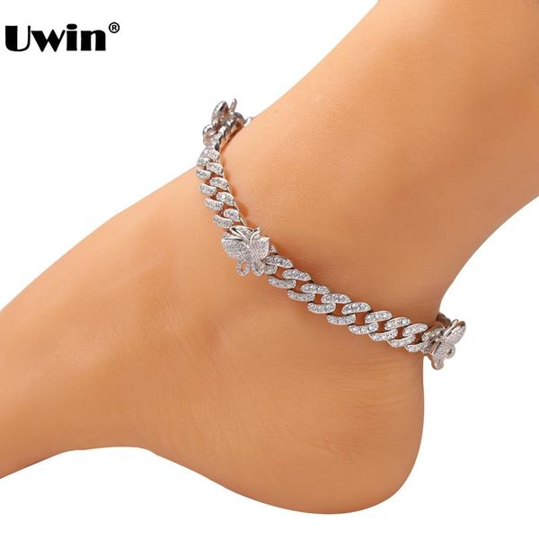 uwin 9mm aaa zircon copper miami cuban anklets for girls iced out extended chains with 3 butterflies hiphop jewelry, Red;blue
uwin 9mm aaa zircon copper miami cuban anklets for girls iced out extended chains with 3 butterflies hiphop jewelry, Red;blue