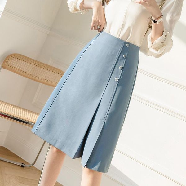 skirts limiguyue office ladies a line skirt women fashion summer high street simple ol casual vintage black blue saias k1023
skirts limiguyue office ladies a line skirt women fashion summer high street simple ol casual vintage black blue saias k1023
