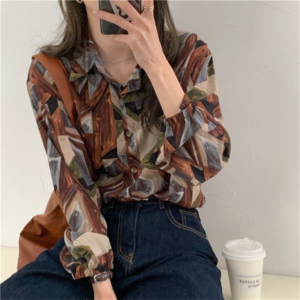 dress harajuku loose all match women shirt retro casual ol sweet print stylish chic vintage elegant blouses, White
dress harajuku loose all match women shirt retro casual ol sweet print stylish chic vintage elegant blouses, White