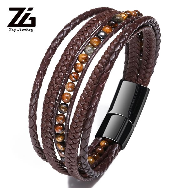 zg leather bracelet men black stainless steel magnetic buckle beads bracelet jewelry gift mens bracelets 2020, Red;blue
zg leather bracelet men black stainless steel magnetic buckle beads bracelet jewelry gift mens bracelets 2020, Red;blue