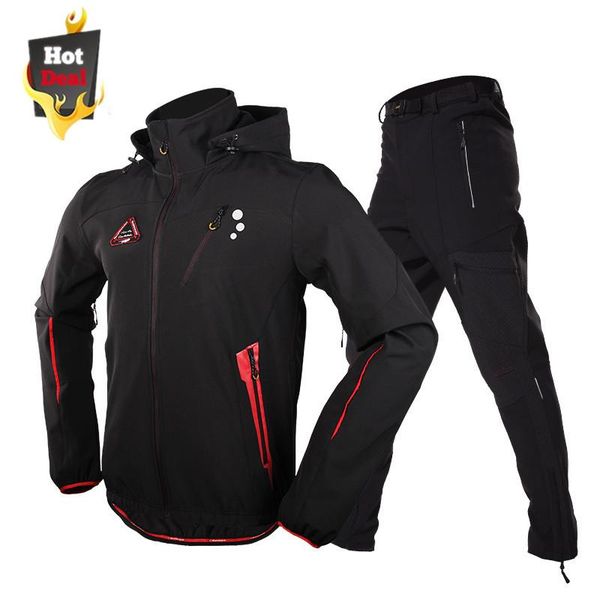 waterproof cycling clothing set winter thermal fleece pants suit rainproof windproof jersey mtb sportswear ciclismo racing sets, Black;blue
waterproof cycling clothing set winter thermal fleece pants suit rainproof windproof jersey mtb sportswear ciclismo racing sets, Black;blue