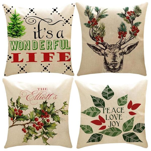 pillow case christmas retro wreath & reindeer throw covers linen xmas tree decorative holiday cushion pillowcases for sofa
pillow case christmas retro wreath & reindeer throw covers linen xmas tree decorative holiday cushion pillowcases for sofa