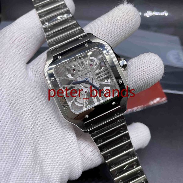 skeleton dial watch stainless steel 38mm battery quartz movement thin case wristwatch see through glass back men watches, Slivery;brown
skeleton dial watch stainless steel 38mm battery quartz movement thin case wristwatch see through glass back men watches, Slivery;brown