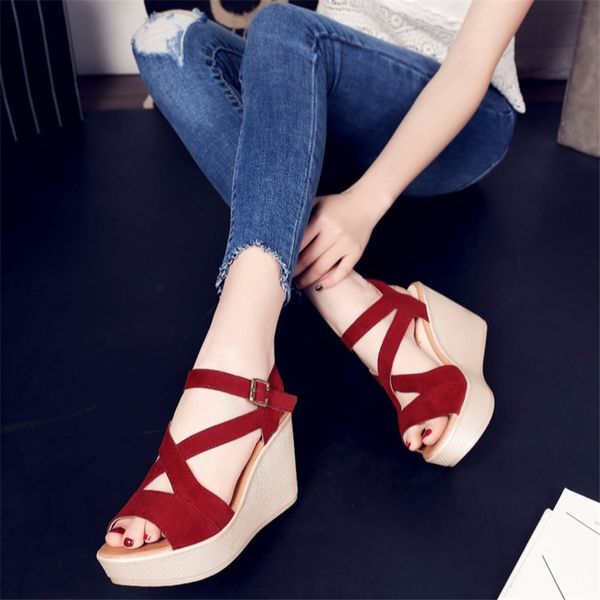 womens shoes new sandals summer slope with high heels flat platform platform korean student womens shoes1, Black
womens shoes new sandals summer slope with high heels flat platform platform korean student womens shoes1, Black