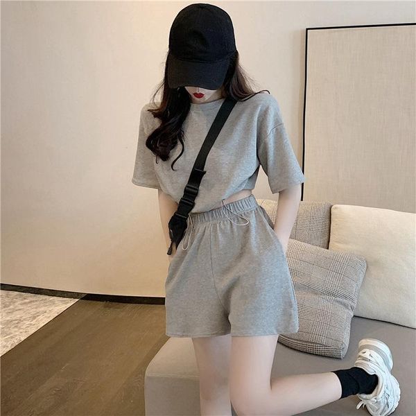 gym clothing women's summer cotton solid casual yoga suit cool loose t-shirt + wide leg pants shorts two piece sport running, White;black
gym clothing women's summer cotton solid casual yoga suit cool loose t-shirt + wide leg pants shorts two piece sport running, White;black