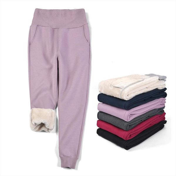 winter fleece sports girls womens pant high waist loose faux fur thick warm fluffy plus size women jogger pink trousers, Black;white
winter fleece sports girls womens pant high waist loose faux fur thick warm fluffy plus size women jogger pink trousers, Black;white