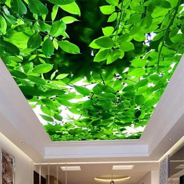 wallpapers dropship custom mural ceiling wallpaper 3d stereo green leaves natural scenery po wall papers roll papel de parede sala
wallpapers dropship custom mural ceiling wallpaper 3d stereo green leaves natural scenery po wall papers roll papel de parede sala