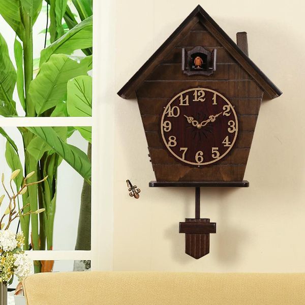wall clocks vintage large clock wood 3d living room cuckoo pendulum bird silent timer home relojes de pared decoracion
wall clocks vintage large clock wood 3d living room cuckoo pendulum bird silent timer home relojes de pared decoracion