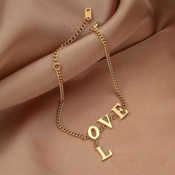 18k gold plating elegant titanium steel love charm chain bracelet women style jewelry, Golden;silver
18k gold plating elegant titanium steel love charm chain bracelet women style jewelry, Golden;silver