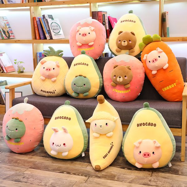 4570cm 2-in-1 combined cartoon animals plush fruits toy stuffed soft strawberry carrot banana avocado doll christmas gift
4570cm 2-in-1 combined cartoon animals plush fruits toy stuffed soft strawberry carrot banana avocado doll christmas gift
