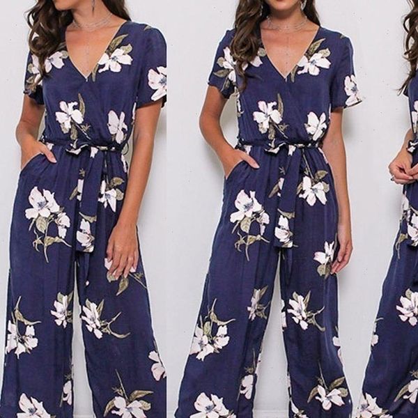vrouwen zomer fashion casual bloemen women rompers gedrukt korte mouw v hals losse jumpsuits rompertjes hoge taille tuniek leggings, Black;white
vrouwen zomer fashion casual bloemen women rompers gedrukt korte mouw v hals losse jumpsuits rompertjes hoge taille tuniek leggings, Black;white