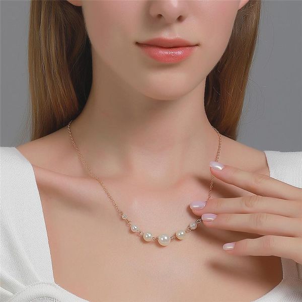 necklace arrowhead clavicle chain simple matching pearl gift for women girl pendant necklaces, Silver
necklace arrowhead clavicle chain simple matching pearl gift for women girl pendant necklaces, Silver