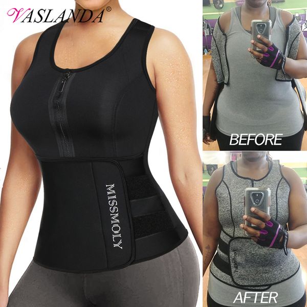 women slimming body shaper waist trainer vest sweat sauna suit workout tank shapewear compression shirts weight loss belt
women slimming body shaper waist trainer vest sweat sauna suit workout tank shapewear compression shirts weight loss belt