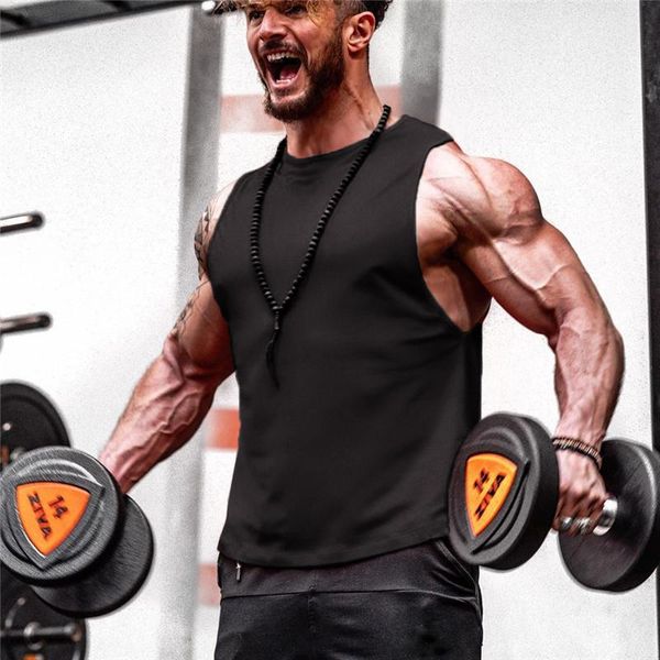 men' tank summer solid color men fitness bodybuilding workout cotton sleeveless shirt male gyms casual muscle singlet vest, White;black
men' tank summer solid color men fitness bodybuilding workout cotton sleeveless shirt male gyms casual muscle singlet vest, White;black